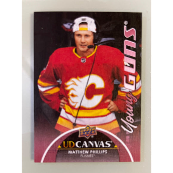 2021-22 Upper Deck Series 2 Hockey Young Guns Canvas RC Matthew Phillips C221