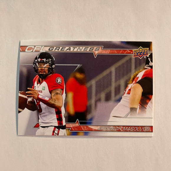 2023 Upper Deck CFL - Canadian Football League - CG-JM Jeremiah Masoli - Ottawa Redblacks