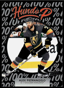 2021-22 Upper Deck Hockey Series One - Hundo P - HP-6 Alex Pietrangelo - Vegas Golden Knights