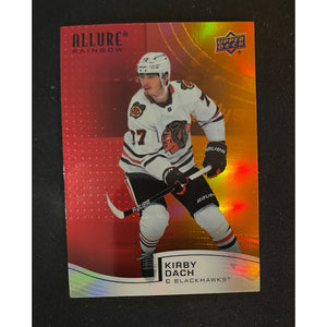 2021-22 Upper Deck Allure Rainbow Red Orange Kirby Dach Blackhawks R-81