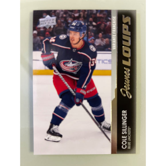 2021-22 Upper Deck Series 2 Hockey Young Guns French Cole Sillinger RC 498