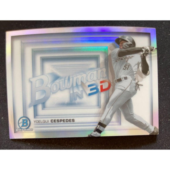 2022 Bowman Chrome - Bowman in 3D Refractor  - Yoelqui Cespedes - B3D-8