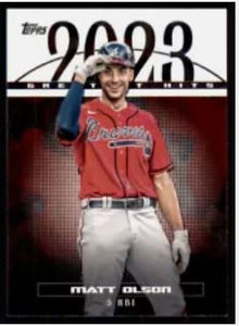 2024 Topps Series 1 Baseball - 2023 Greatest Hits - 23GH-3	Matt Olson	Atlanta Braves