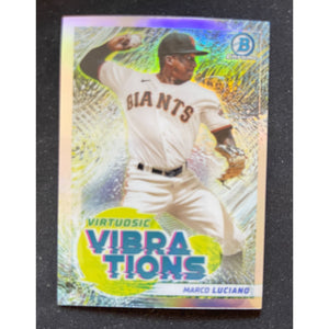 2022 Bowman Chrome - Virtuosic Vibrations Refractor  - Marco Luciano - VV-6