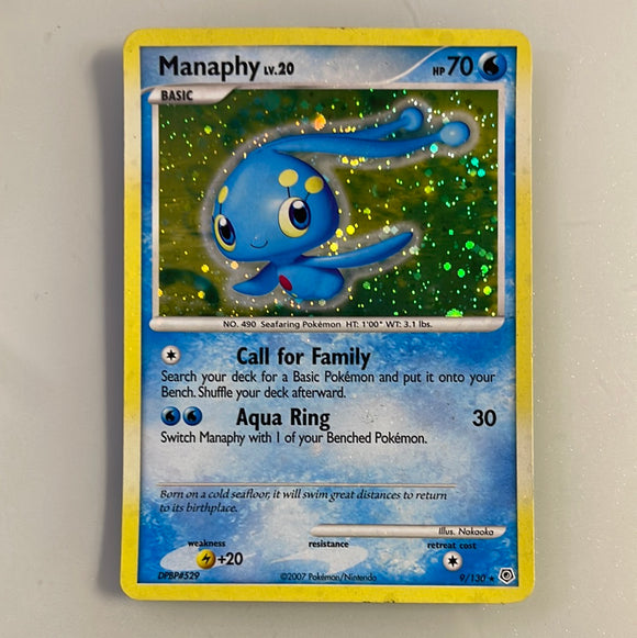 Pokemon Manaphy 9/130 Holo 2007 unplayed