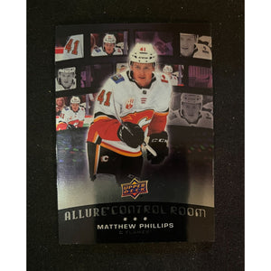 2021-22 Upper Deck Allure Control Room Matthew Phillips Flames CR-14