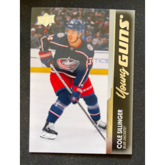 2021-22 Upper Deck Hockey Series 2 Young Guns RC Cole Sillinger 498