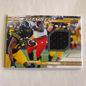 2023 Upper Deck CFL - Canadian Football League - CFL Greatness - Game Jersey -CG-TW Tim White - Hamilton Tiger Cats