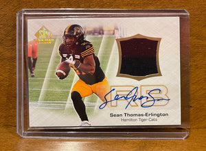 2023 Upper Deck SP Game Used CFL Canadian Football League - Auto Jerseys Set - CFL-ST Sean Thomas-Erlington – Hamilton Tiger Cats