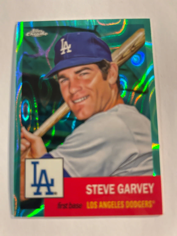 2022 Topps Chrome Platinum - Aqua Lava #/299 - 339 Steve Garvey - Los Angeles Dodgers