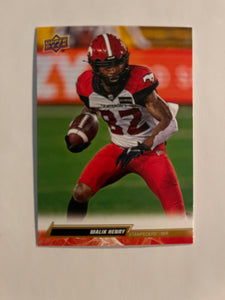 2023 Upper Deck CFL - Canadian Football League - Gold Glossy - 55 Malik Henry - Calgary Stampeders