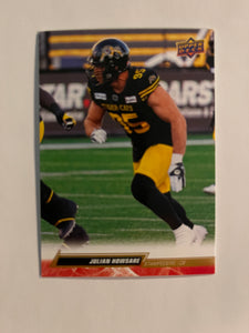 2023 Upper Deck CFL - Canadian Football League - Gold Glossy - 79 Julian Howsare - Calgary Stampeders