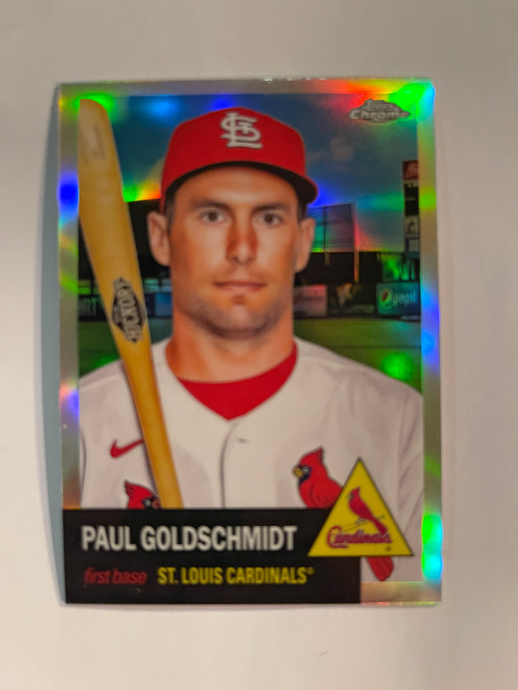 2022 Topps Chrome Platinum - Refractor - 229 Paul Goldschmidt - St. Louis Cardinals