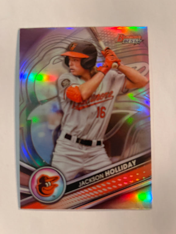 2022 Bowman's Best - Refractor - TP-2 Jackson Holliday - Baltimore Orioles