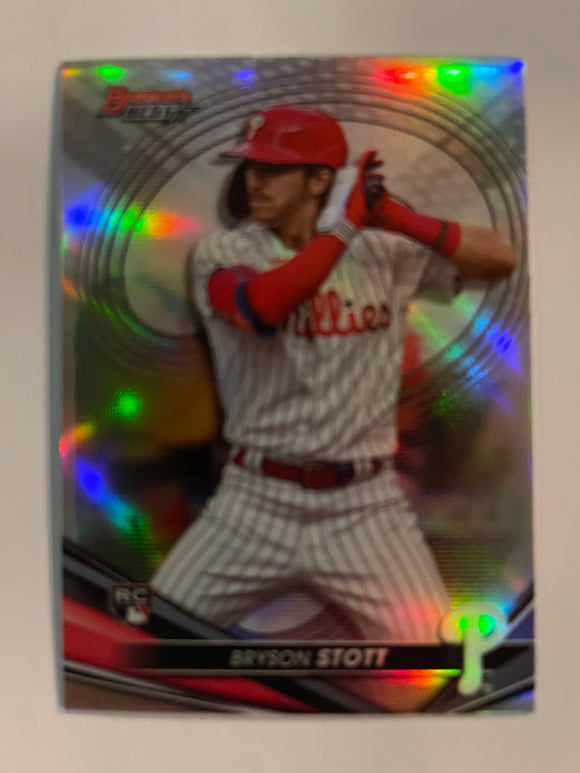 2022 Bowman's Best - Refractor - 2 Bryson Stott - Philadelphia Phillies RC