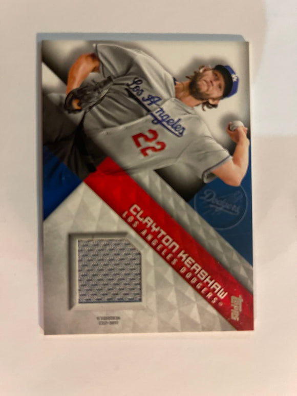 2018 Topps Baseball - Series One - Major League Material - Clayton Kershaw - LA Dodgers - MLM-CK