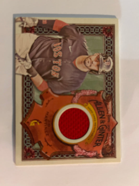 2022 Topps Allen & Ginter - Full Size Relic - J.D. Martinez - Boston Red Sox - AGRA-JM