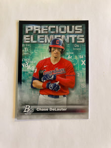 2023 Bowman Platinum Baseball - Precious Elements  - PE-5 Chase DeLauter - Cleveland Guardians