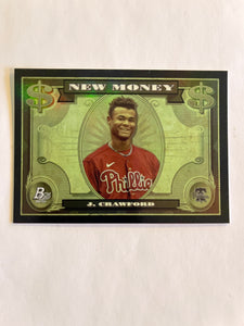 2023 Bowman Platinum Baseball - New Money - NM-16 Justin Crawford - Philadelphia Phillies