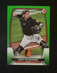 2023 Bowman - Neon Green #/399 - Adley Rutschman RC - Orioles - 40