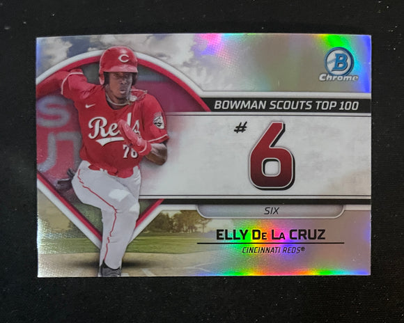 2023 Bowman - Scouts Top 100 - BTP-6 Elly De La Cruz - Cincinnati Reds