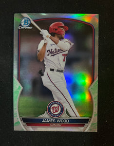 2023 Bowman - Lunar Glow Refractor - BCP-129 James Wood - Washington Nationals