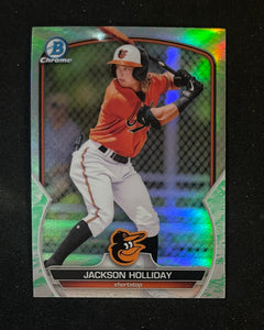 2023 Bowman - Lunar Glow Refractor - BCP-20 Jackson Holliday - Baltimore Orioles