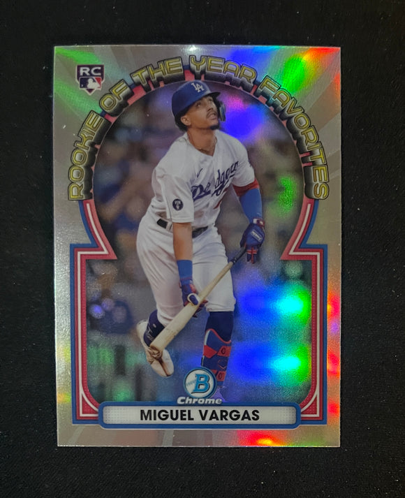 2023 Bowman - ROY Favorites - Miguel Vargas - ROYF-12