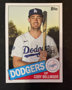 2020 Topps Baseball - Update Series - 85TB-20 Cody Bellinger - Los Angeles Dodgers