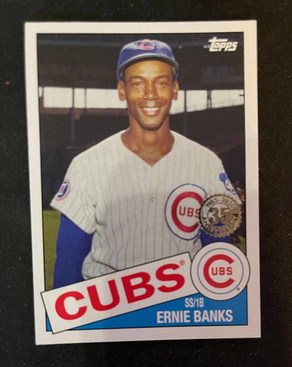 2020 Topps Baseball - Update Series - 1985 - 85TB-11 Ernie Banks - Chicago Cubs