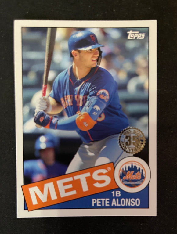 2020 Topps Baseball - Update Series - 1985 - 85TB-28 Pete Alonso - New York Mets