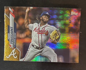 2020 Topps Baseball - Update Series - Gold Foil - Touki Toussant - Braves - U-137