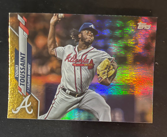 2020 Topps Baseball - Update Series - Gold Foil - Touki Toussant - Braves - U-137