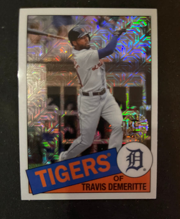 2020 Topps Baseball - Update Series - Silver Pack Mojo Refractor - Travis Demeritte - CPC-5