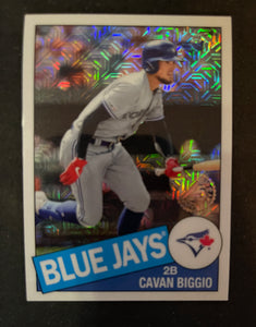 2020 Topps Baseball - Update Series - Silver Pack Mojo Refractor - Cavan Biggion - CPC-32