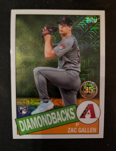 2020 Topps Baseball - Update Series - Silver Pack Mojo Refractor - Zac Gallen RC - CPC-28