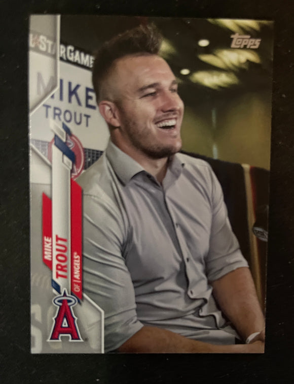 2020 Topps Baseball - Update Series - Photo Variation - Mike Trout - Angels -  U-4