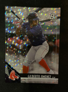 2021 Bowman Platinum - Ice Foil - Prospect - Gilberto Jimenez - Red Sox - TOP-1