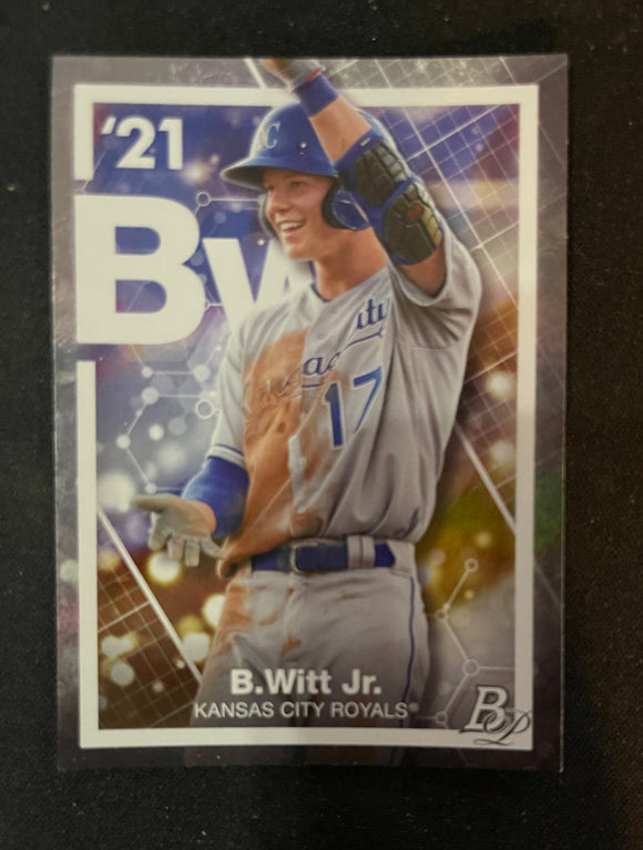 2021 Bowman Platinum - Precious Elements - PE-11 Bobby Witt Jr. - Kansas City Royals