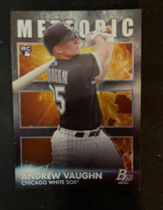 2021 Bowman Platinum - Meteoric - MET-9 Andrew Vaughn - Chicago White Sox