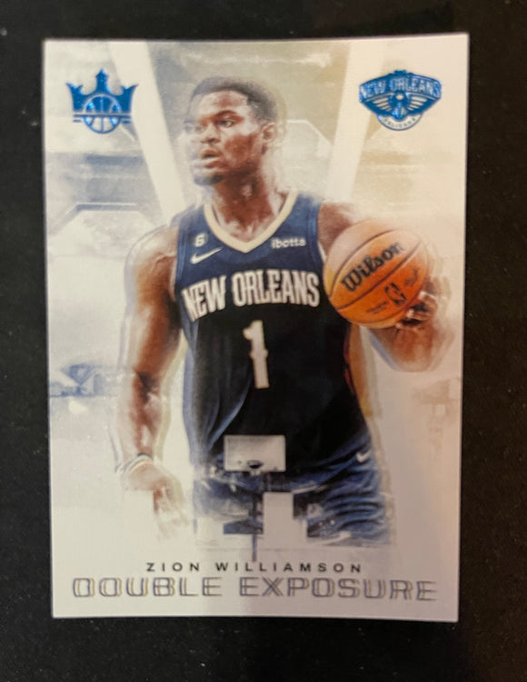 2022-23 Panini Court Kings - Double Exposure Amethyst #/99 - 12 Zion Williamson - New Orleans Pelicans