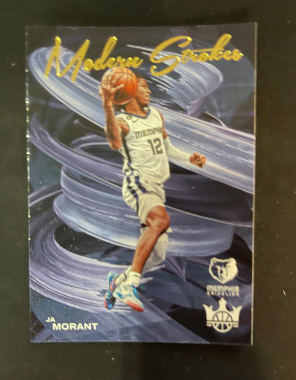 2022-23 Panini Court Kings - Modern Strokes - 9 Ja Morant - Memphis Grizzlies