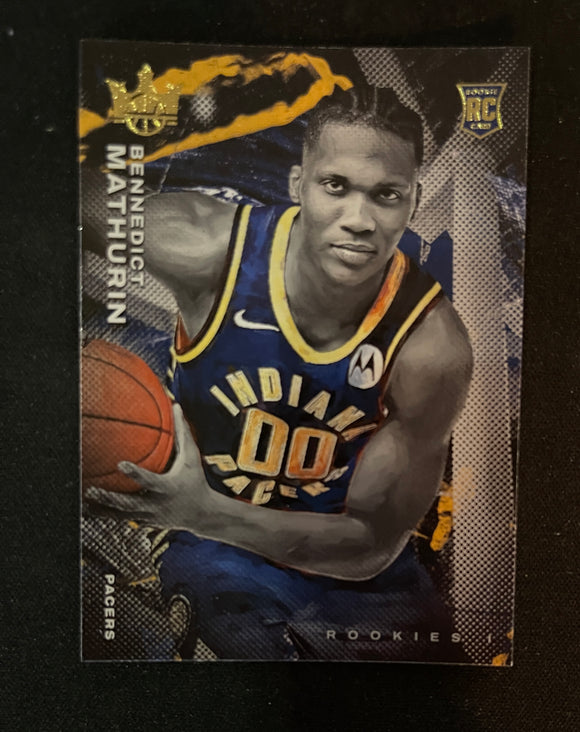 2022-23 Panini Court Kings - Rookie Card RC Level 1 - 85 Bennedict Mathurin - Indiana Pacers