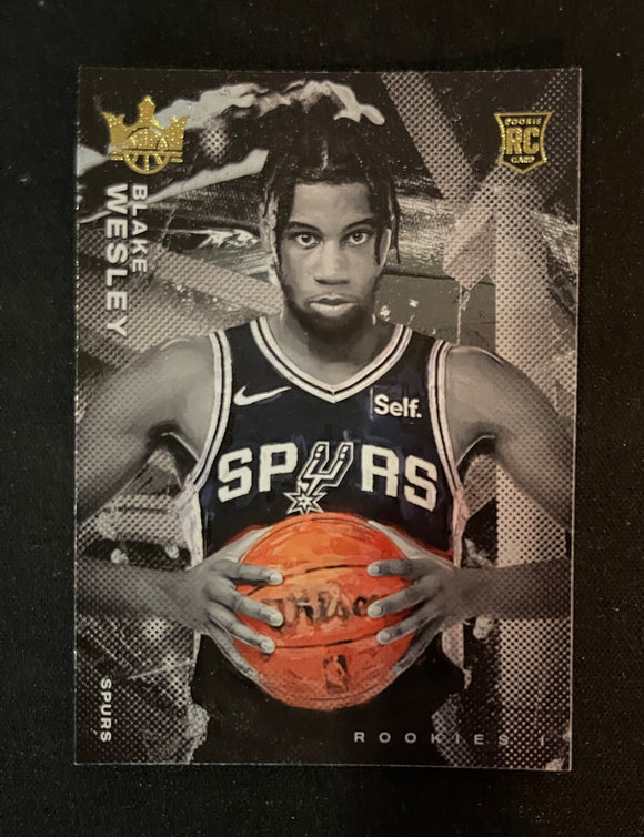 2022-23 Panini Court Kings - Rookie Card RC Level 1 - 69 Blake Wesley - San Antonio Spurs