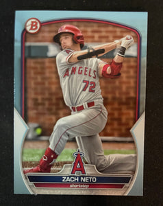 2023 Bowman - Sky Blue #/499 - BP-64 Zach Neto - Los Angeles Angels