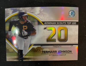 2023 Bowman - Scouts Top 100 - BTP-20 Termarr Johnson - Pittsburgh Pirates