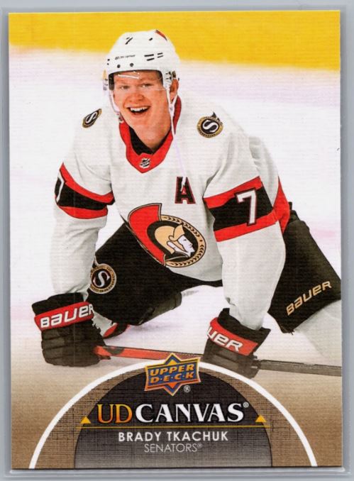 2021-22 Upper Deck Hockey - Series 1 - UD Canvas - Brady Tkachuk - Senators - C59