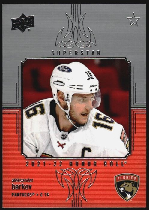 2021-22 Upper Deck Hockey Series One - Honor Roll - HR-39 Aleksander Barkov - Florida Panthers