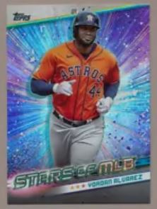 Copy of 2024 Topps Series 1 Baseball - Stars of MLB -  				SMLB-8		 				Yordan Alvarez	 				Houston Astros