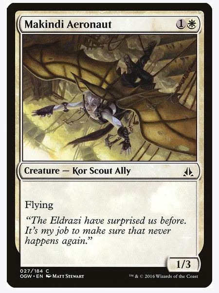 Makindi Aeronaut - Oath of the Gatewatch (OGW) 27 Common Unplayed